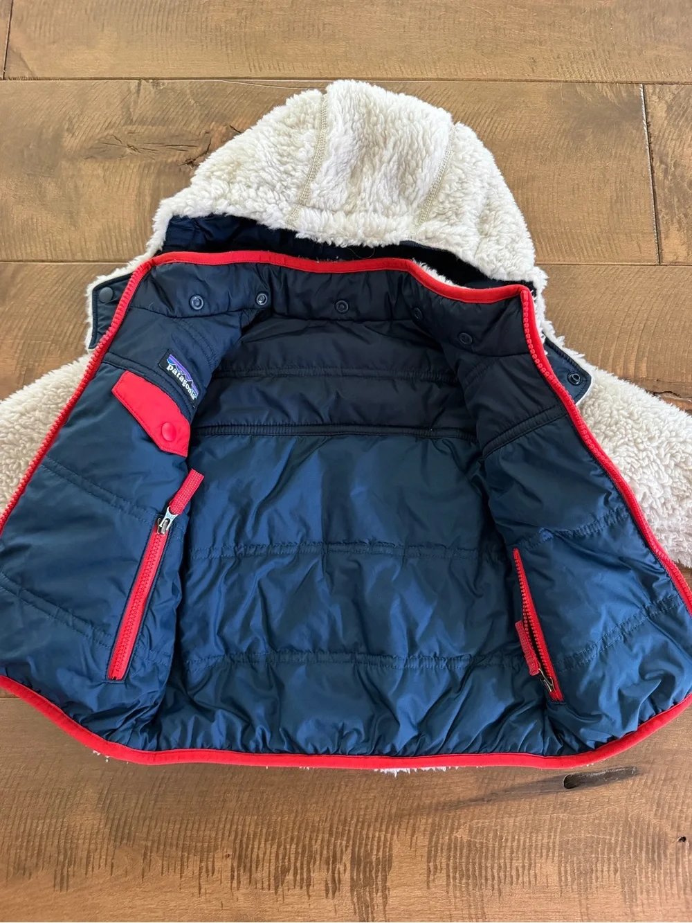 Patagonia Reversible Sherpa Down Jacket